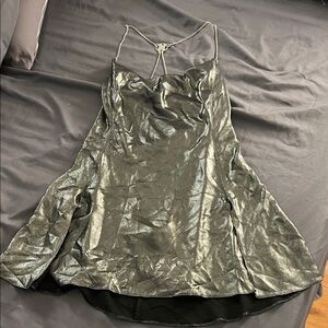 Savage X Fenty Shimmering Silver Chemise